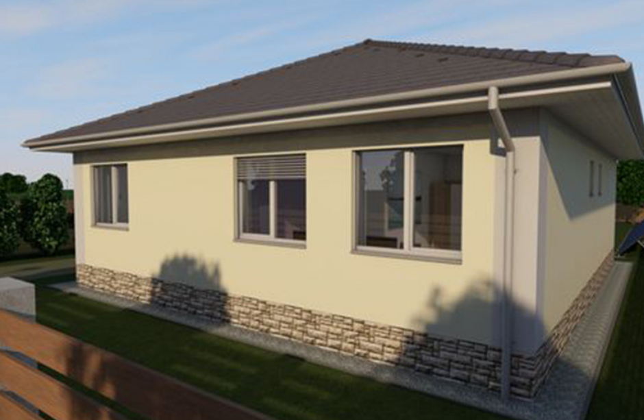 Kép egy kész házról, ami részt vehetett a programban